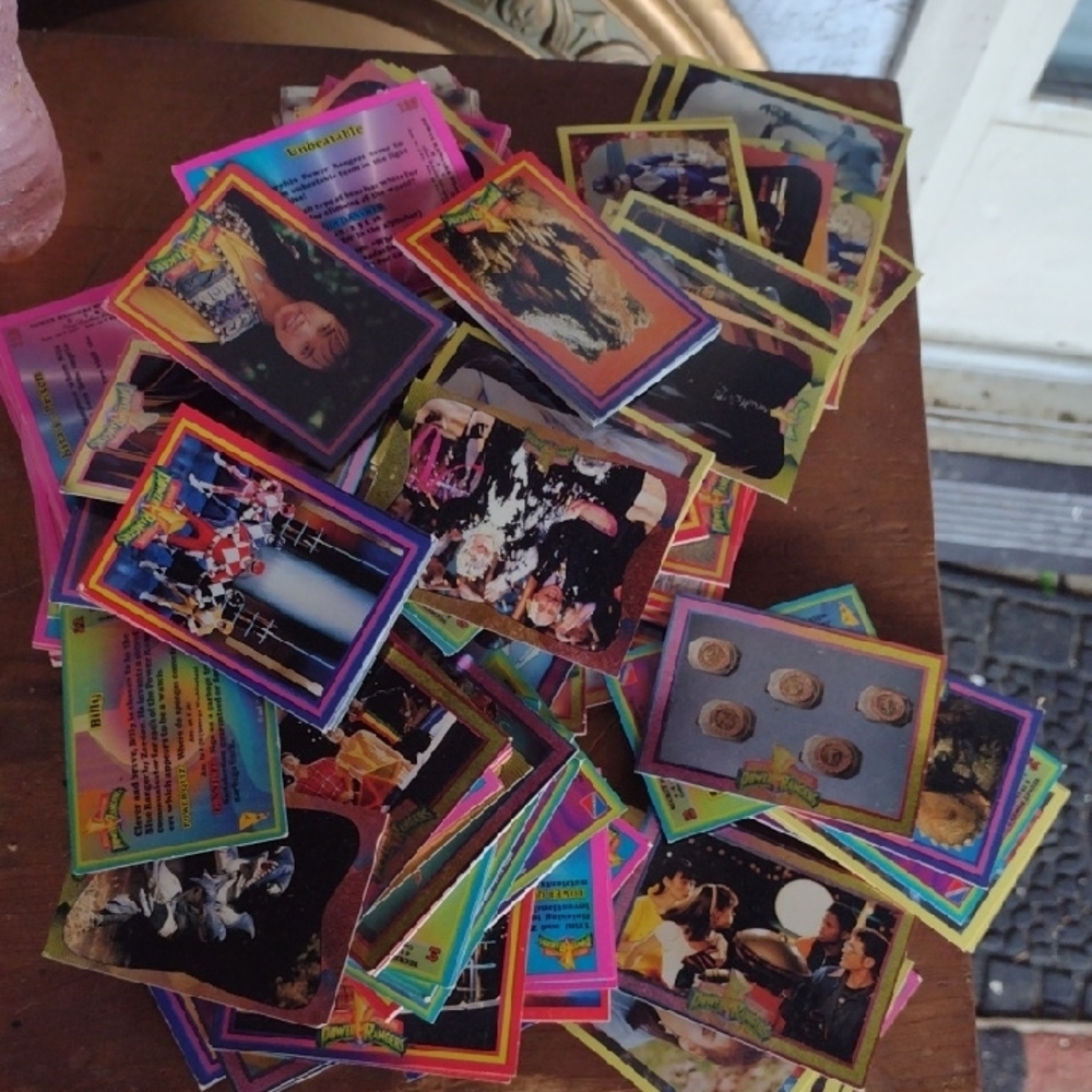 Power Rangers 1994 Colorful Trading Cards Collection